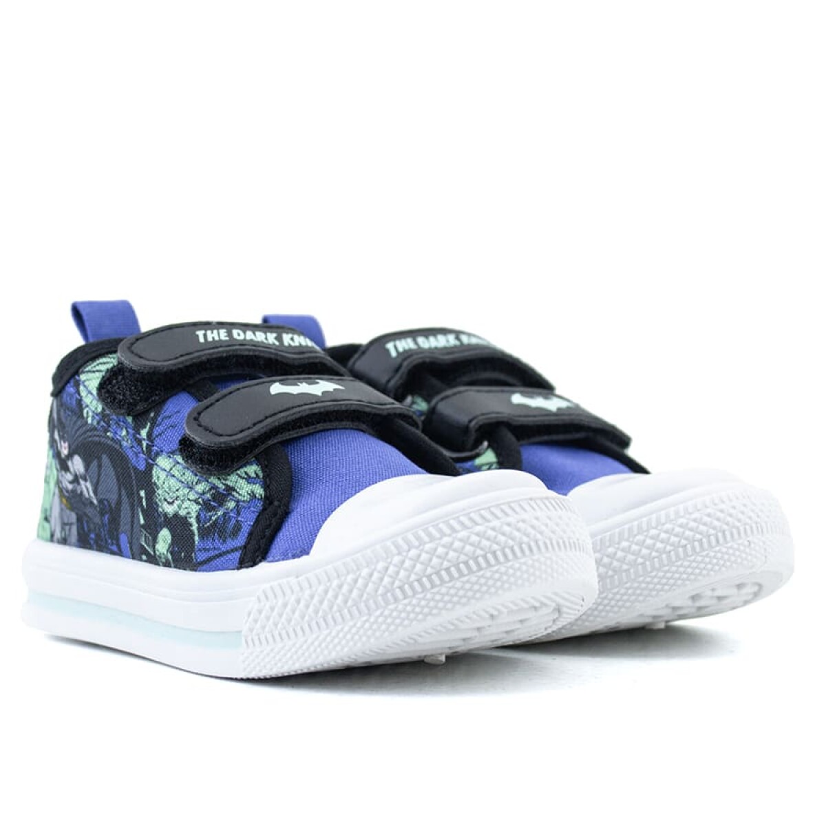 Championes DC Batman con Velcro de Niños - BATCSS25004 - Azul-negro 