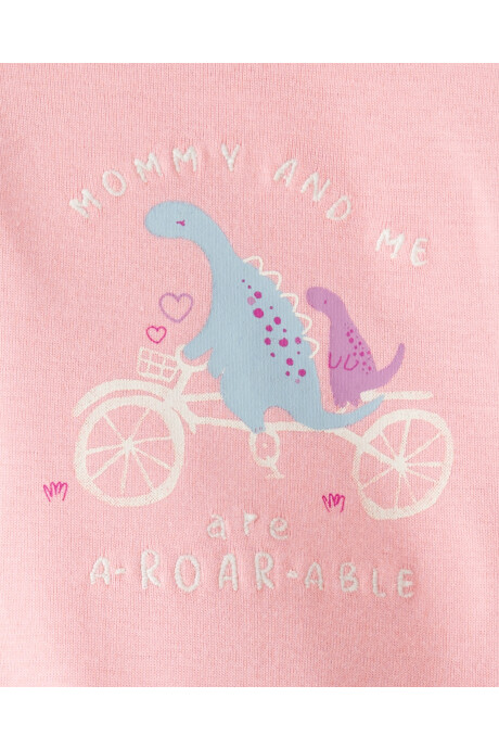 Set dos piezas de algodón, pantalón y body, diseño dinos Sin color