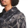 Abrigo T&D Hooded Aop de Hombre Negro