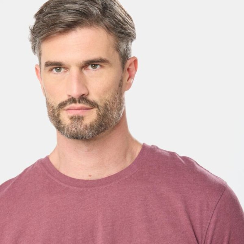 Remera Manga Corta Legacy Bordo Melange