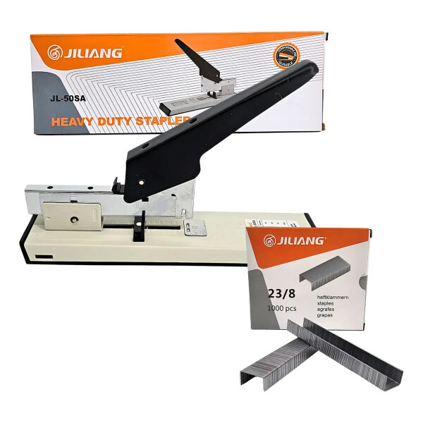 Set Engrampadora Profesional + 1000 Grampas 23/8 Set Engrampadora Profesional + 1000 Grampas 23/8