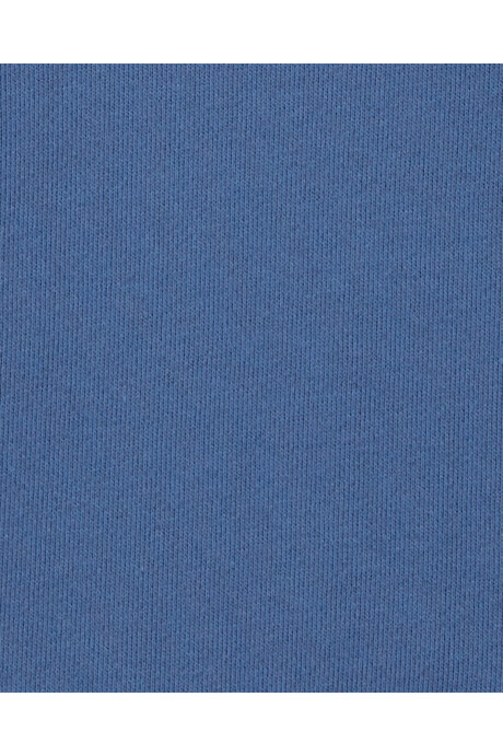 Canguro de algodón, azul, con logo Sin color