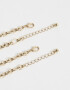Pulseras Flexibles Sets Con corazón Pulseras Flexibles Sets Con Corazón - Dorado