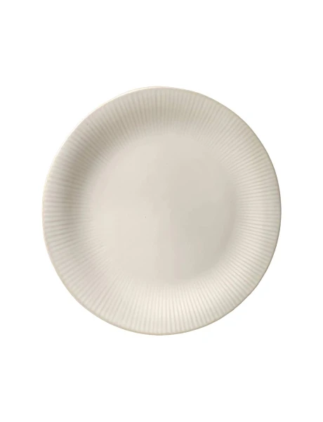 PLATO DE MESA D27CM RAYITAS BLANCO PLATO DE MESA D27CM RAYITAS BLANCO
