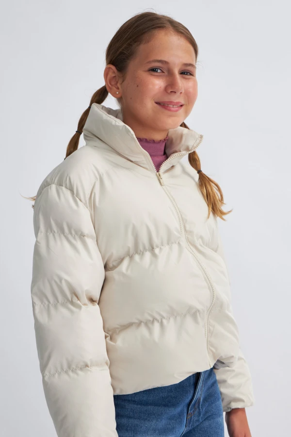 Chaqueta de abrigo Beige