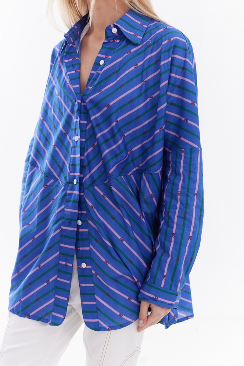 Blusa Homie Azul Rayado