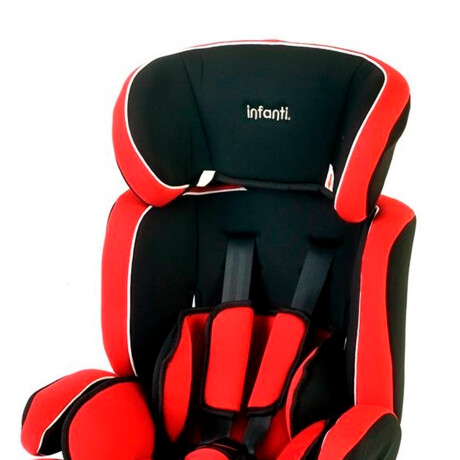 silla Butaca Booster P/ Auto Infanti Niños 9-36 Kg Rojo/Negro