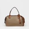 Cartera de mano Wind en nylon Taupe