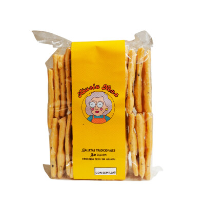Galletas malteadas con semillas 200g Abuela Nena Galletas Malt Semillas Abuela