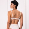 Vedetina Gracia – Algodón suave con faja en cintura, calce delicado Gris Melange