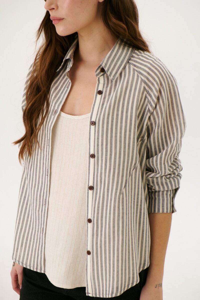 CAMISA BRUNA NEGRO
