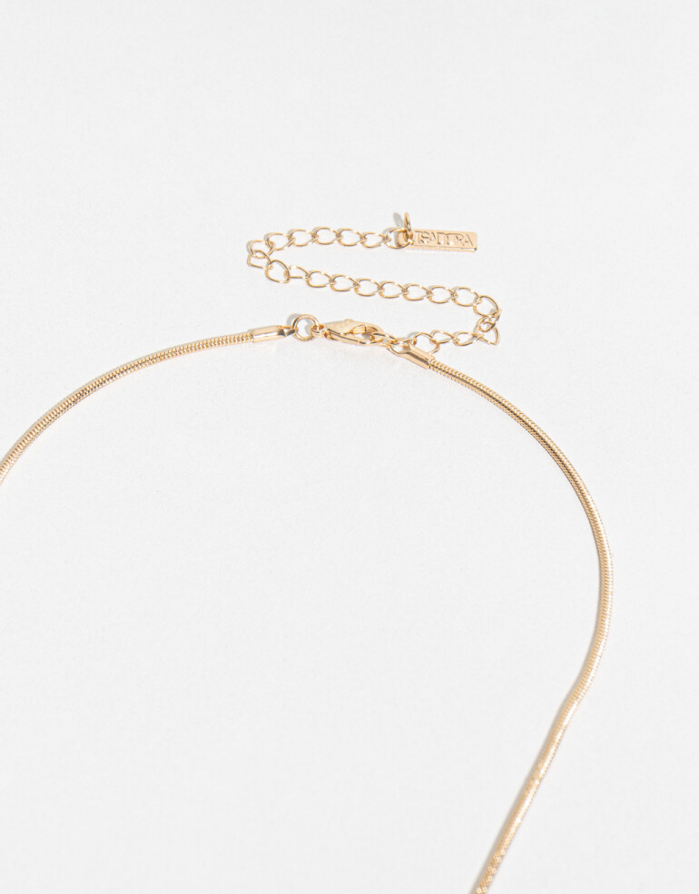 Collares Largos Metal Collar En Y - Dorado