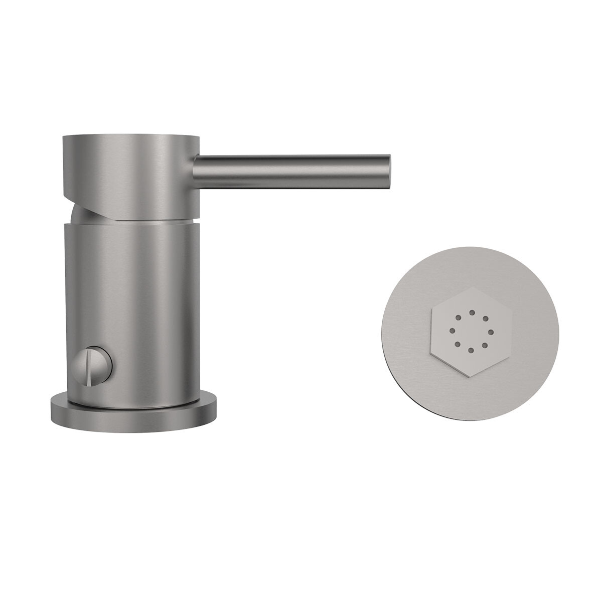 Griferia Bidet Con Transferencia Brushed Nickel 