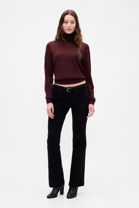 Buzo Polera Merino Mujer Tuscan Red