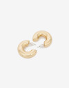 Aros Argollas Metal Aros Argollas Chunky - Dorado