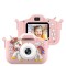 Camara de fotos infantil unicornio Rosada