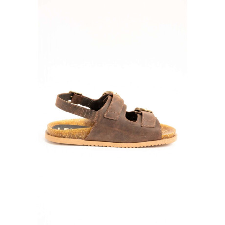 Sandalia Cuero Chocolate