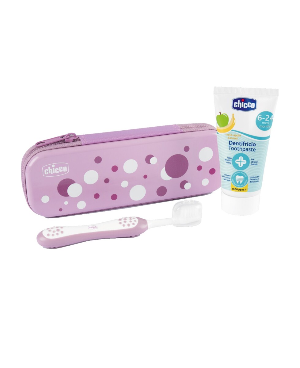 Set dental 6-36m CHICCO nuevo modelo - rosado 