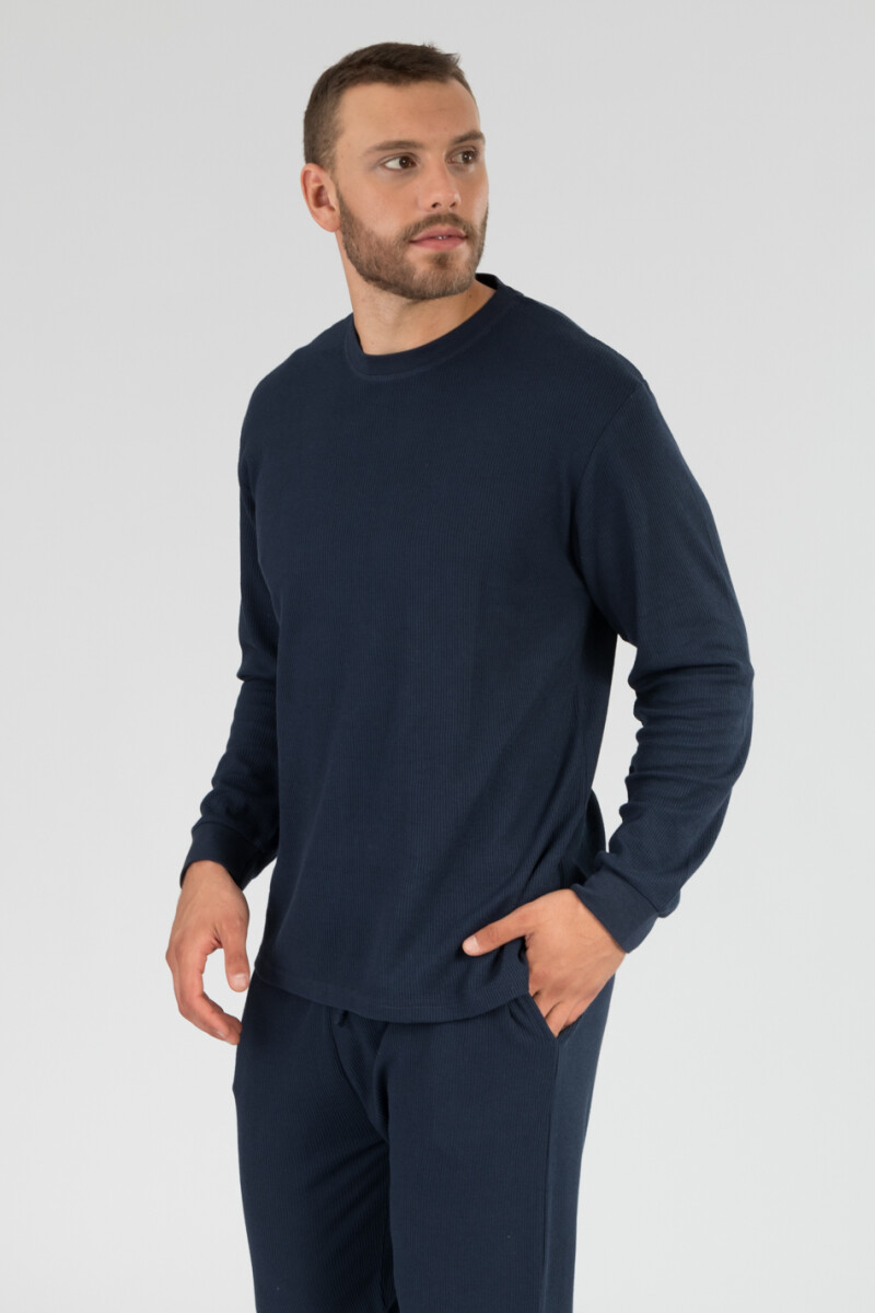 REMERA WAFF - AZUL 