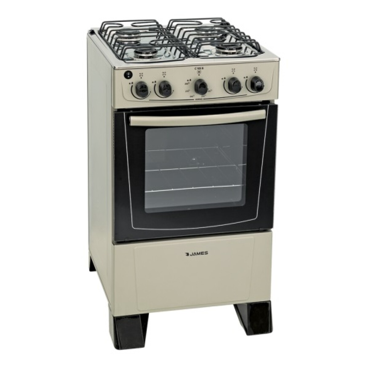 COCINA A GAS JAMES C105 B TITANIUM F 