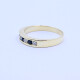 Anillo medio sin fin oro 18k zafiros y brillantes. Anillo medio sin fin oro 18k zafiros y brillantes.