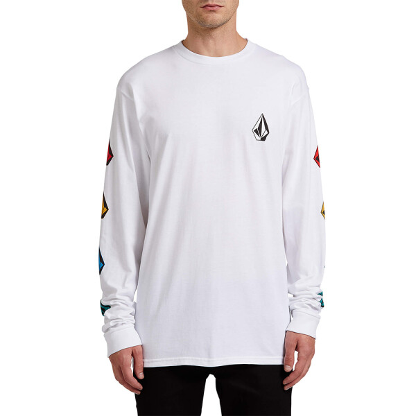 Remera Volcom Deadly Stone Blanco