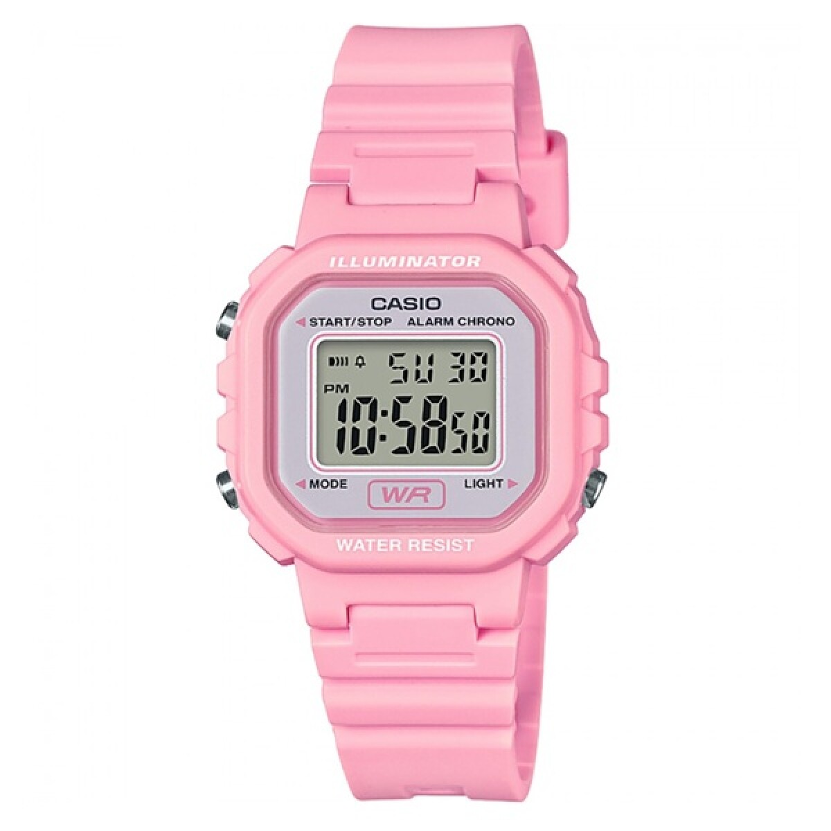 Reloj Casio Clásico Digital Resina Rosado 