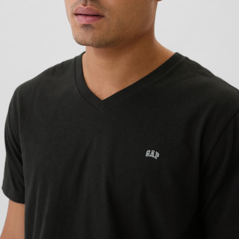 V-FRCH EVERYDAY SOFT MICRO LOGO VEE TRUE BLACK V2