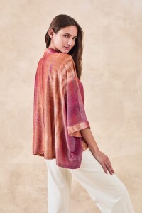 Kimono Lurex Ocre