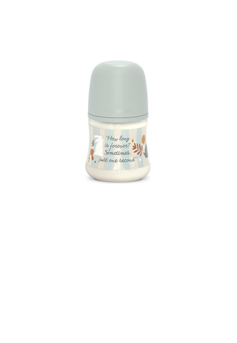 Biberón fisiológico 150ml Suavinex - Verde striped 