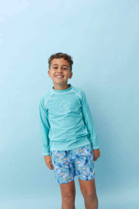 Short clásico Oliver Celeste