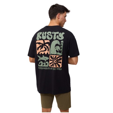 T-SHIRT FURTADO XS-XXL NEGRO