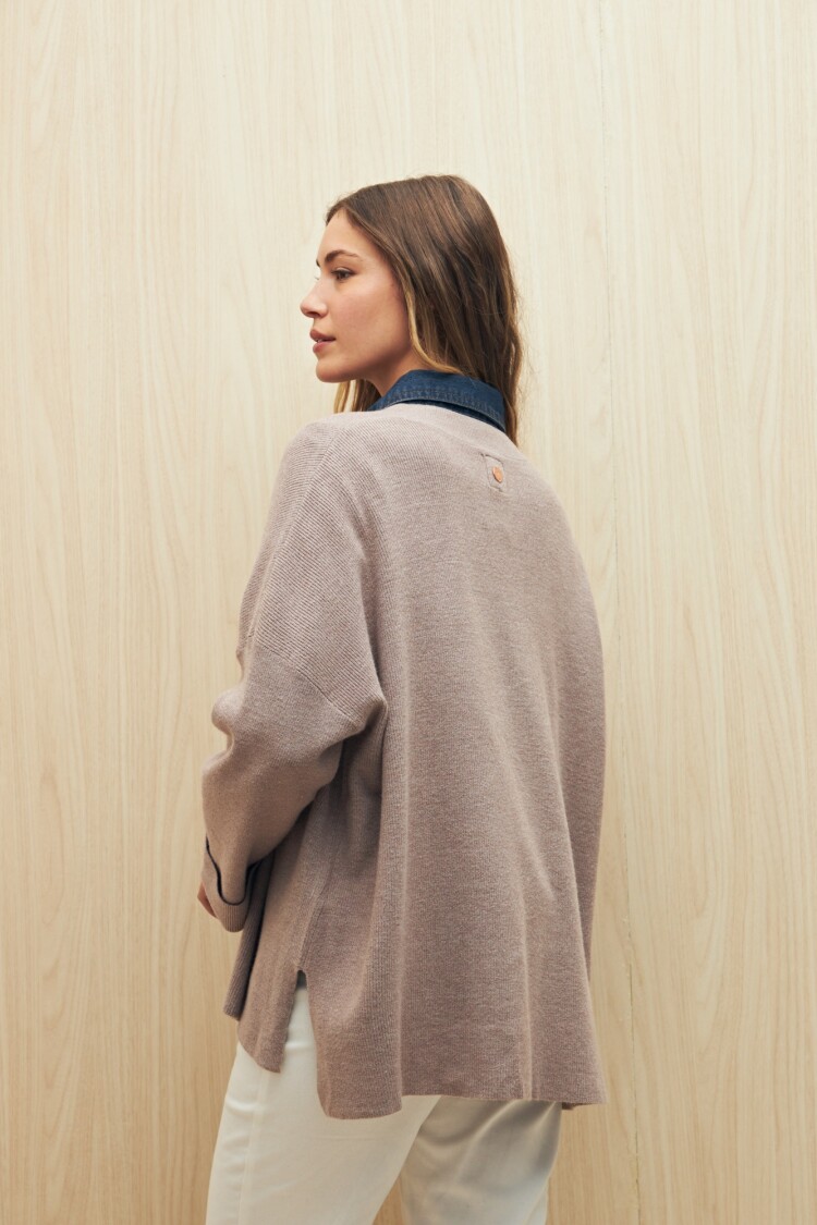 SWEATER CAMPERO Visón