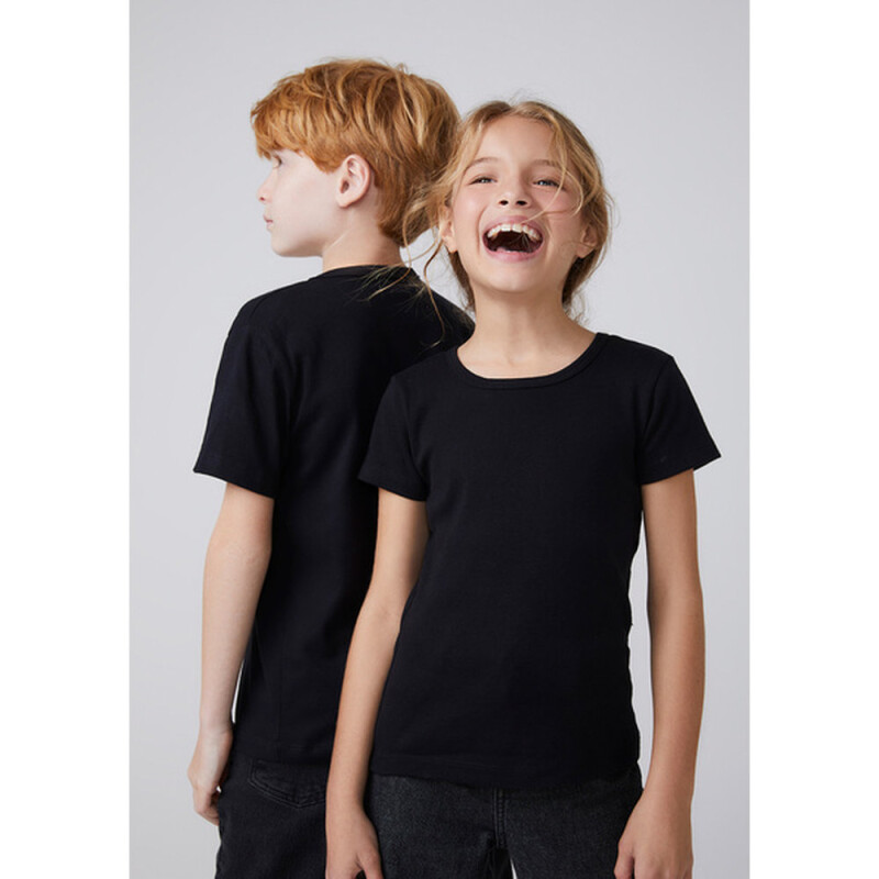 CAMISETA MM MASC PRETO ESCURO