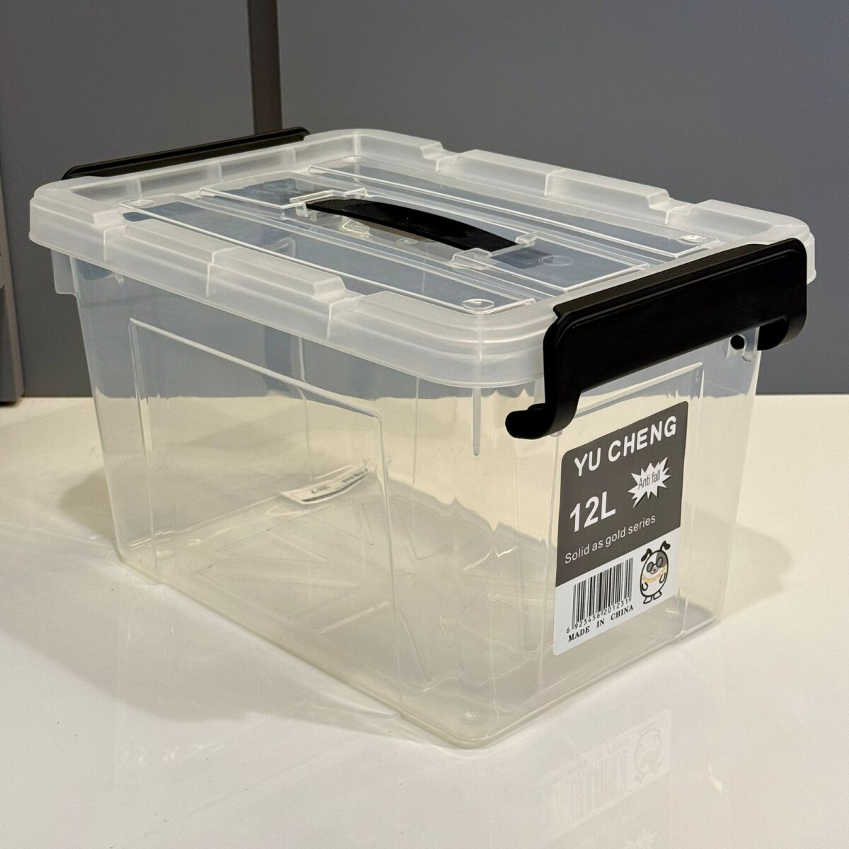 Caja de Almacenamiento Transparente 12L / 32cm x 23cm x 19cm 