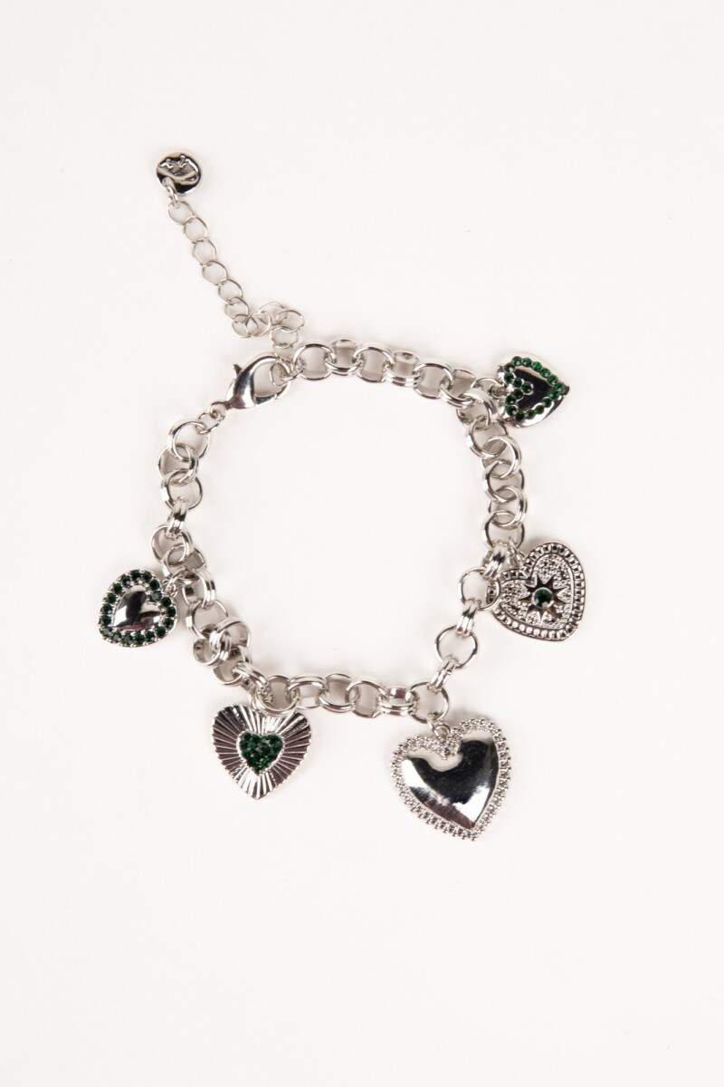 PULSERA CHARMS Plateado