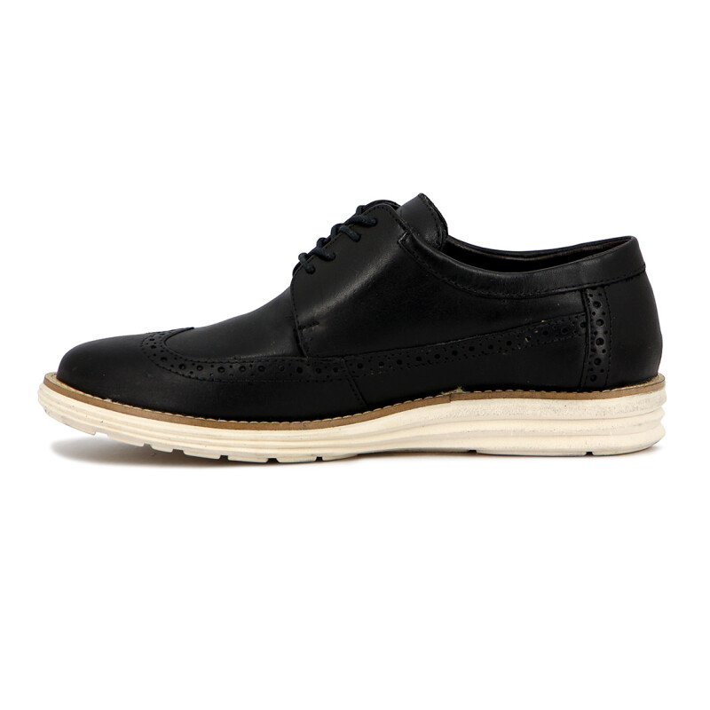 Starsax Mocasín Acord.casual Hombre Suela Clara Negro