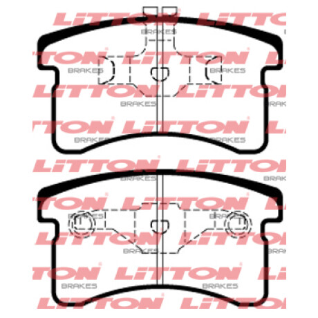 PASTILLAS DE FRENO DAIHATSU CUORE 96-98&#39; LITTON PASTILLAS DE FRENO DAIHATSU CUORE 96-98&#39; LITTON