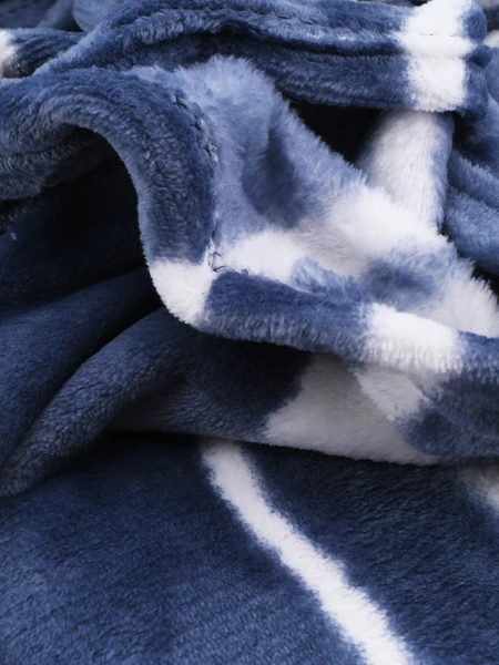 MANTA FLANNEL PRINT AZUL OSCURO