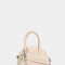 Bowling Cartera Bowling Con Charm - Marron Beige