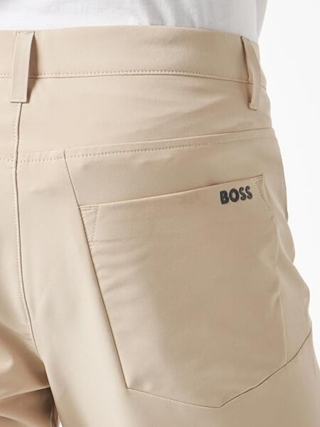 BOSS -Pantalón de poliéster, regular fit, ATG Beige