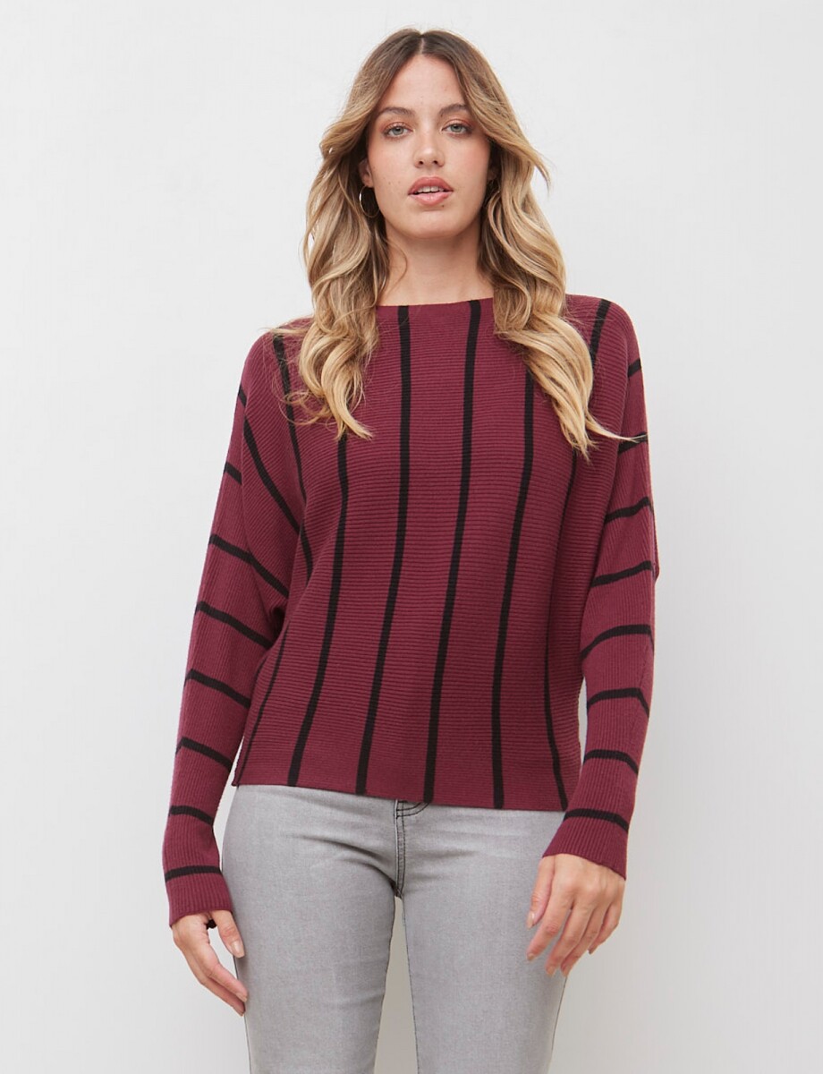 Buzo Lineas - Bordeaux/multi 