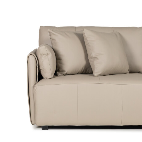 Sofa Torino - Cuero Básico - 3 cuerpos 1011 (Granizo)