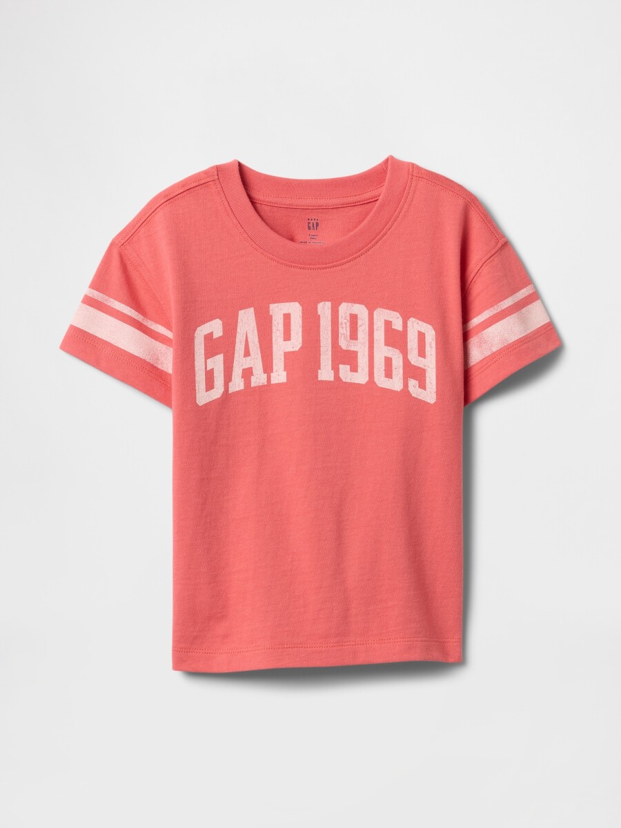 Remera Logo Gap Toddler Niño - Watermelon Ice 