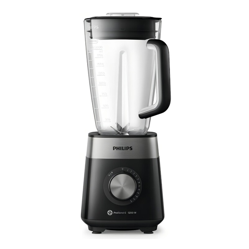 Licuadora Philips Serie 5000 HR2242/92 3 L negra con jarra de tritan Licuadora Philips Serie 5000 Hr2242/92 3 L Negra Con Jarra De Tritan