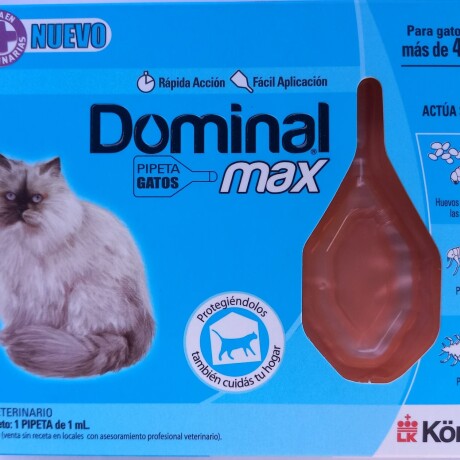 DOMINAL MAX SPOT ON GATO MÁS DE 4KG Dominal Max Spot On Gato Más De 4kg