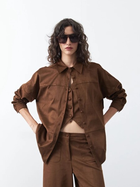 SOBRECAMISA D.CASSIN CALYPSO MARRON