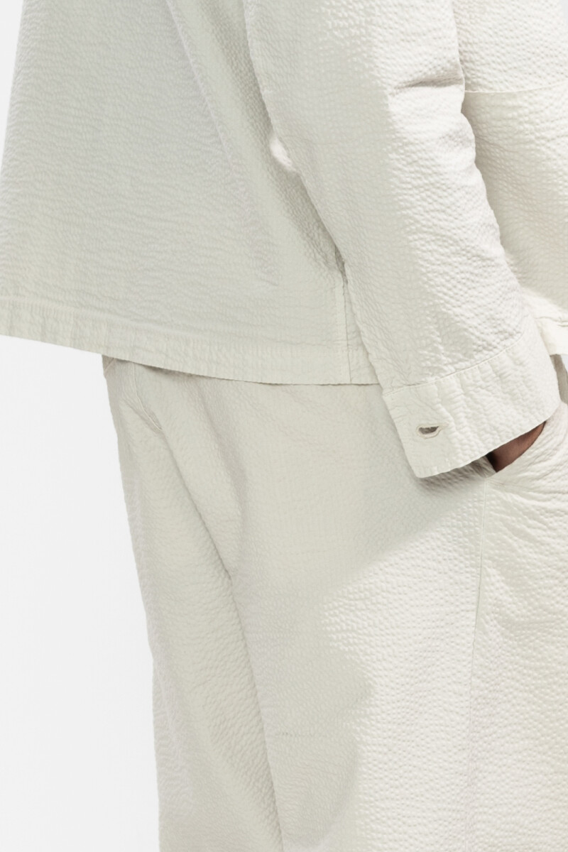SEERSUCKER PANTS Oyster