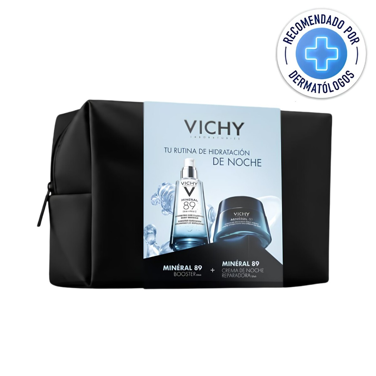 Set Vichy sérum mineral 89 booster 50 ml + crema night 50 ml 