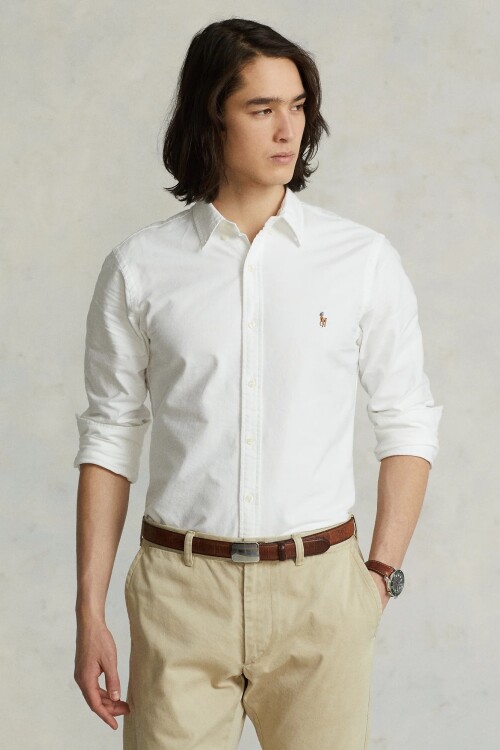 Camisa Oxford Polo Ralph Lauren Blanco